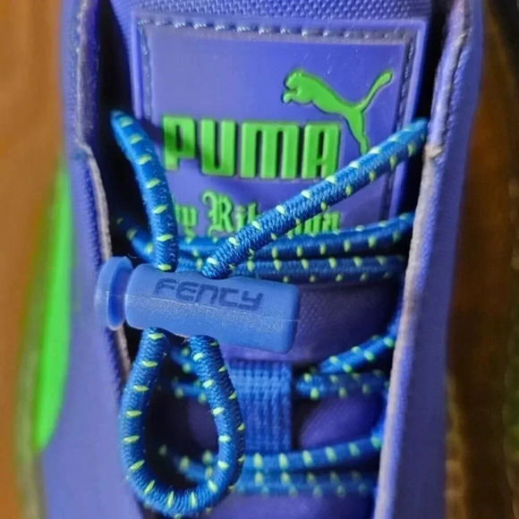 Fenty Rihanna x Puma Women's Sporty Blue Sneakers Shoes Size 6. - Picture 13 of 16